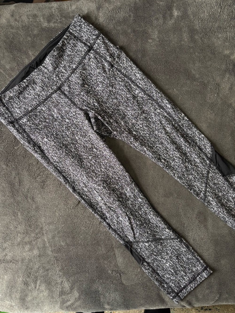 lululemon athletica Black & White Speckled Capris